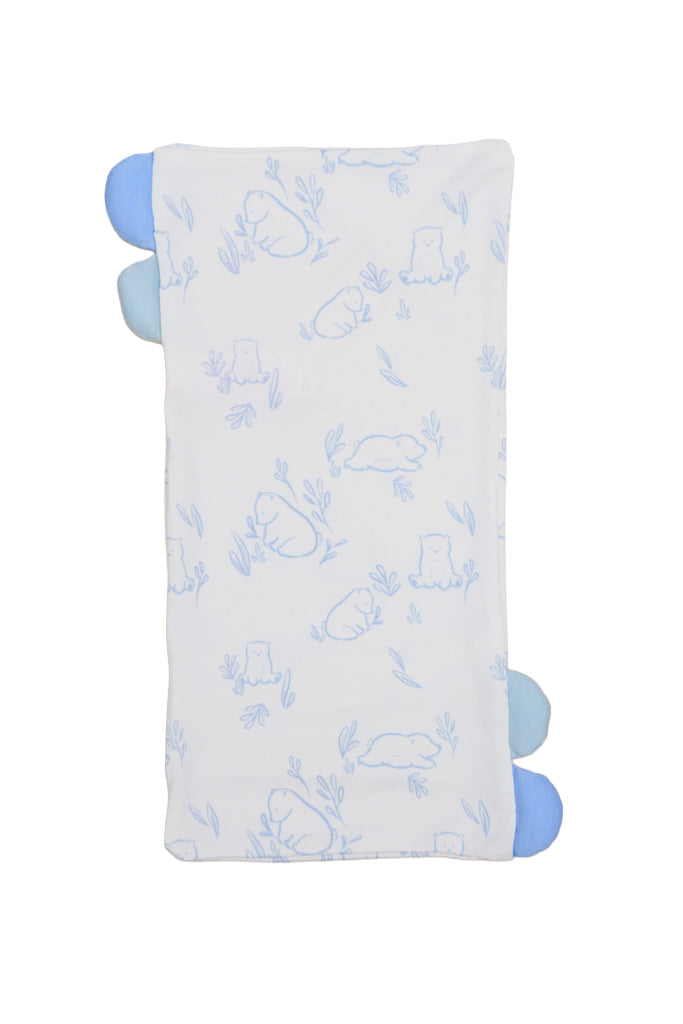 Bamboo Pillow Case - Blue Beary Best (Pillow not included)