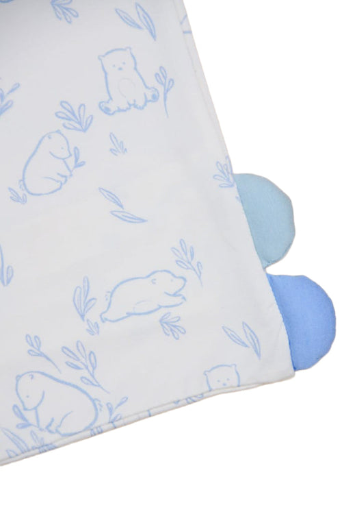 Bamboo Pillow Case - Blue Beary Best (Pillow not included)