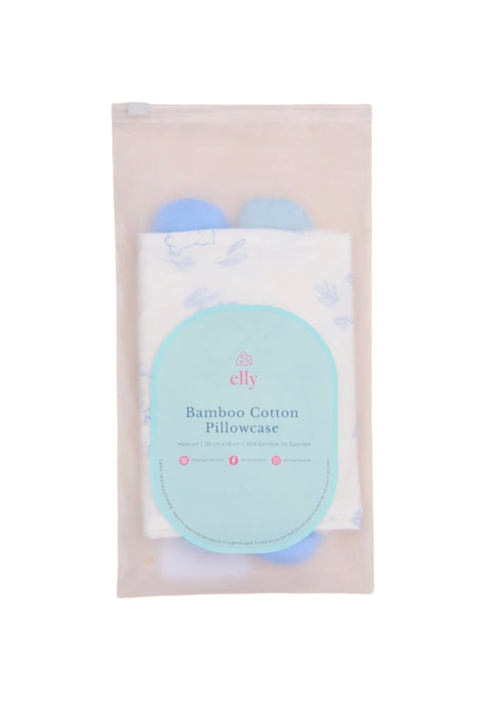 Bamboo Pillow Case - Blue Beary Best (Pillow not included)