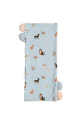 Bamboo Pillow Case - Blue Doggies (Pillow not included)