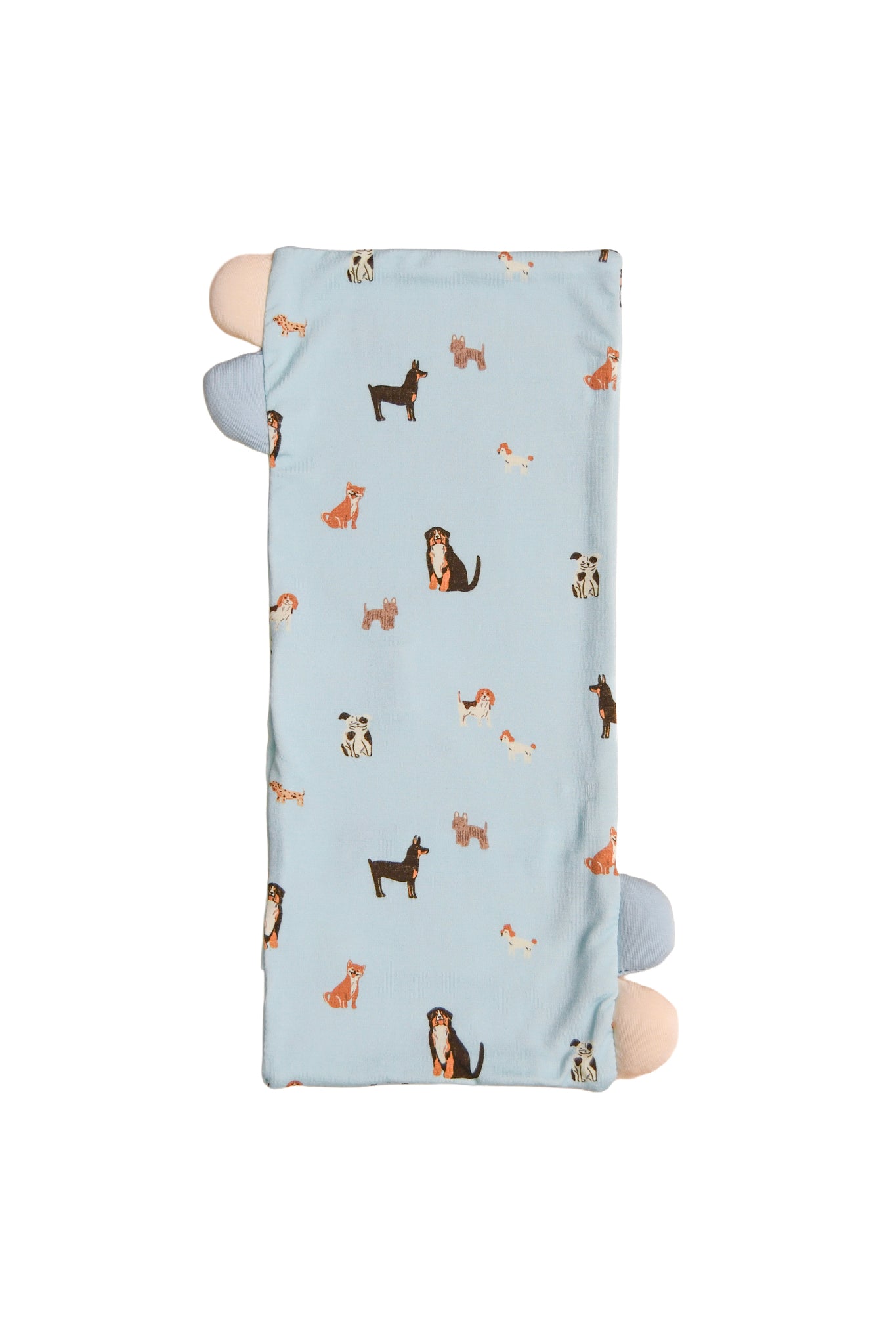 Bamboo Pillow Case - Blue Doggies (Pillow not included)
