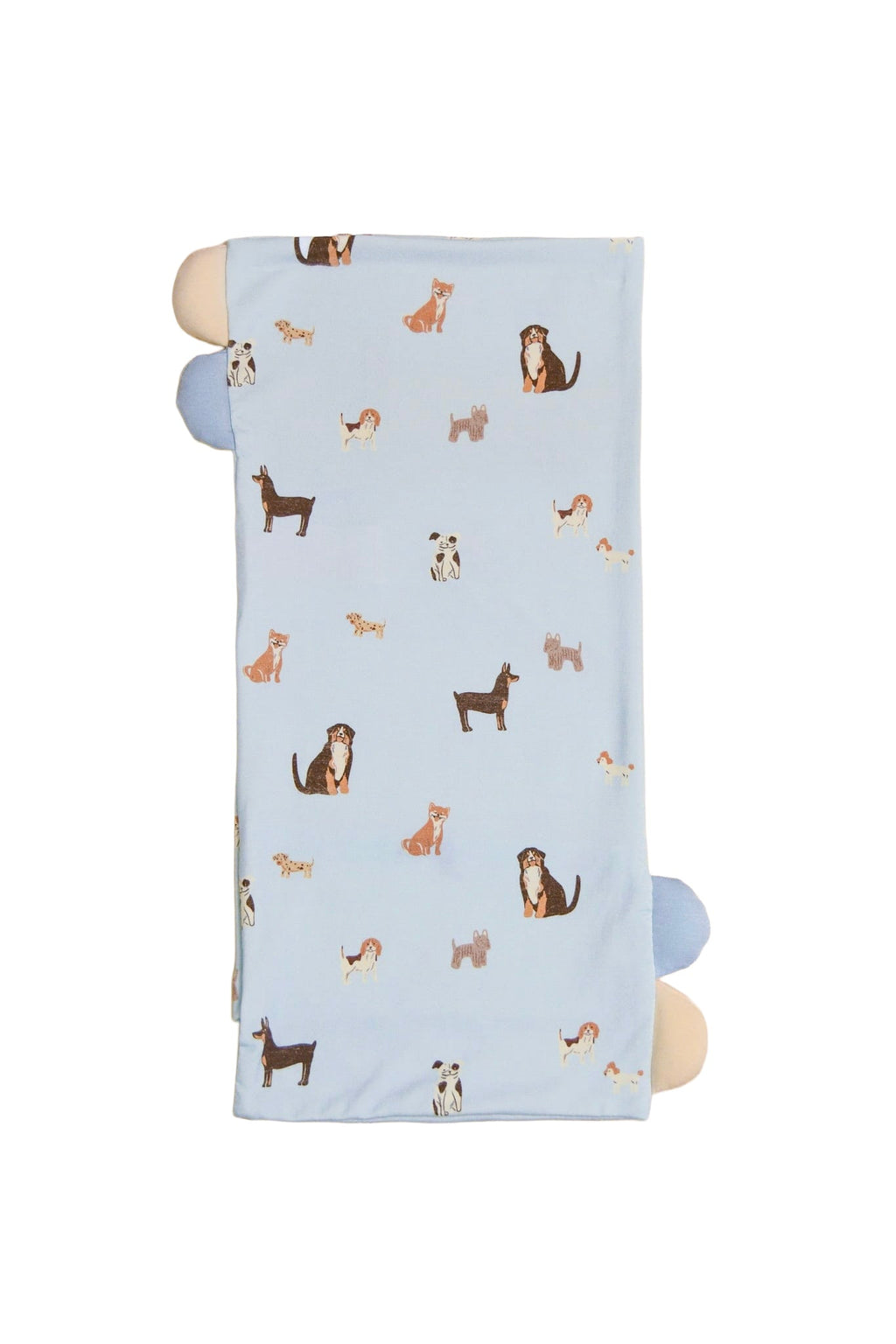Bamboo Pillow Case - Blue Doggies (Pillow not included)
