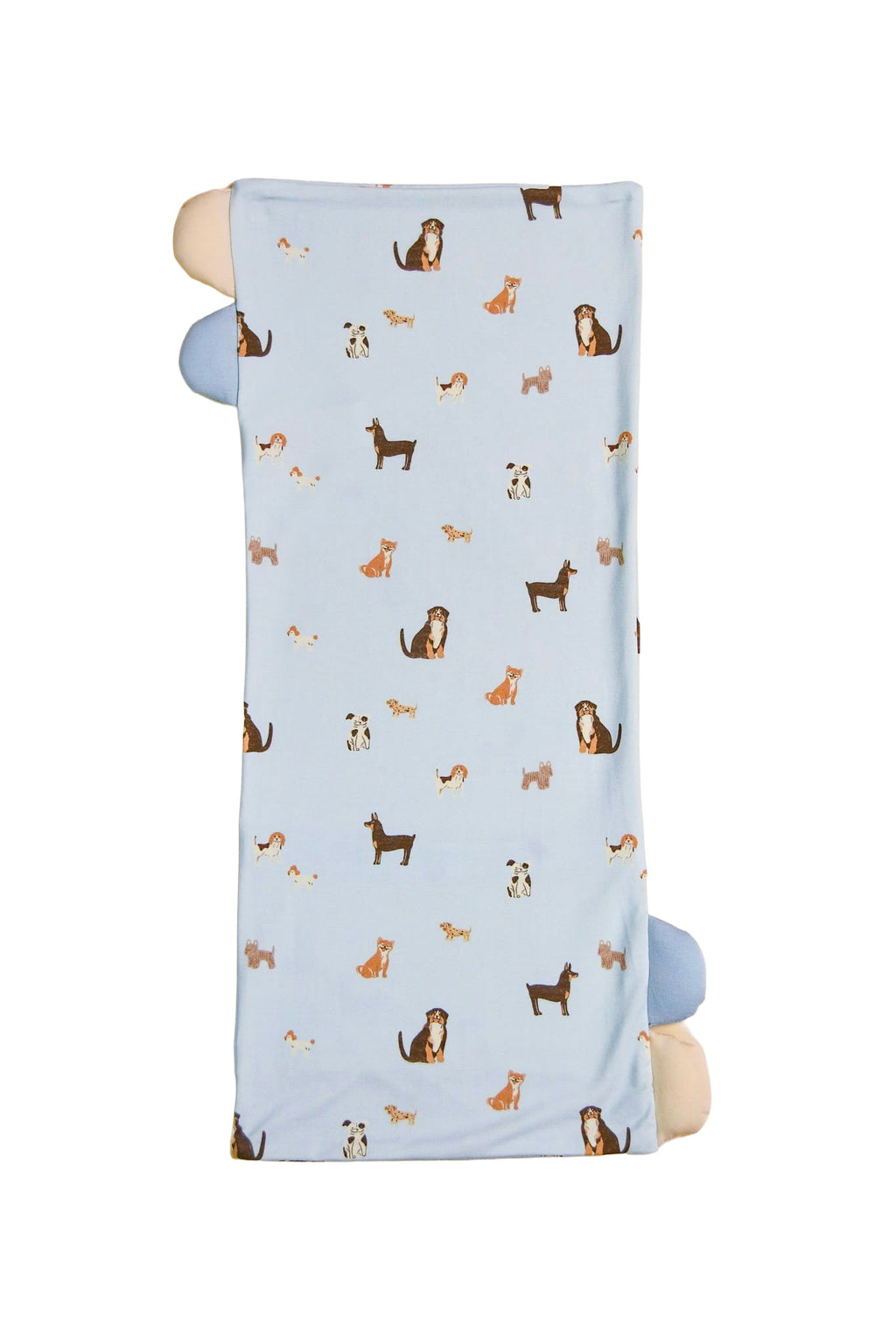 Bamboo Pillow Case - Blue Doggies (Pillow not included)