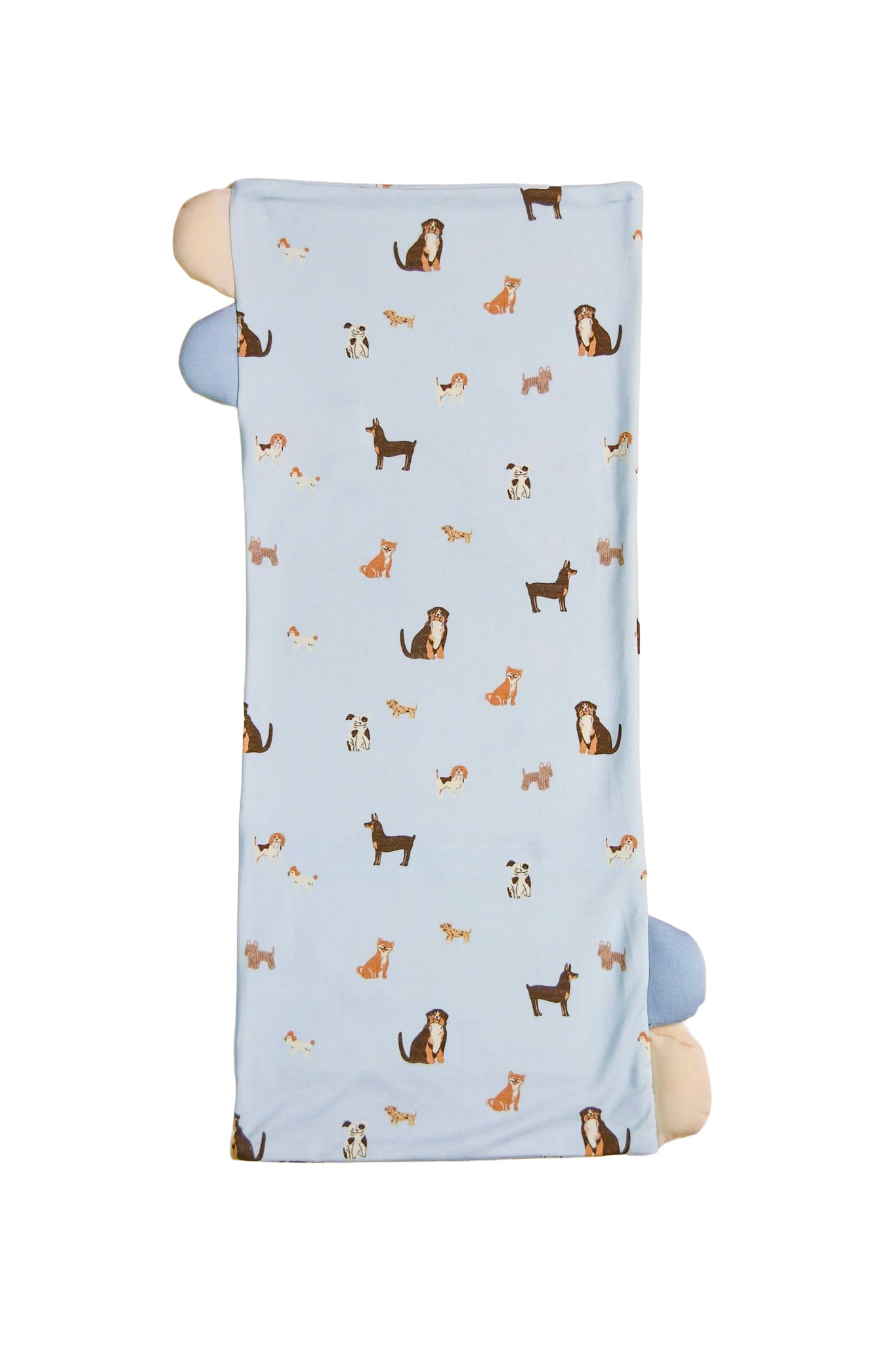 Bamboo Pillow Case - Blue Doggies (Pillow not included)