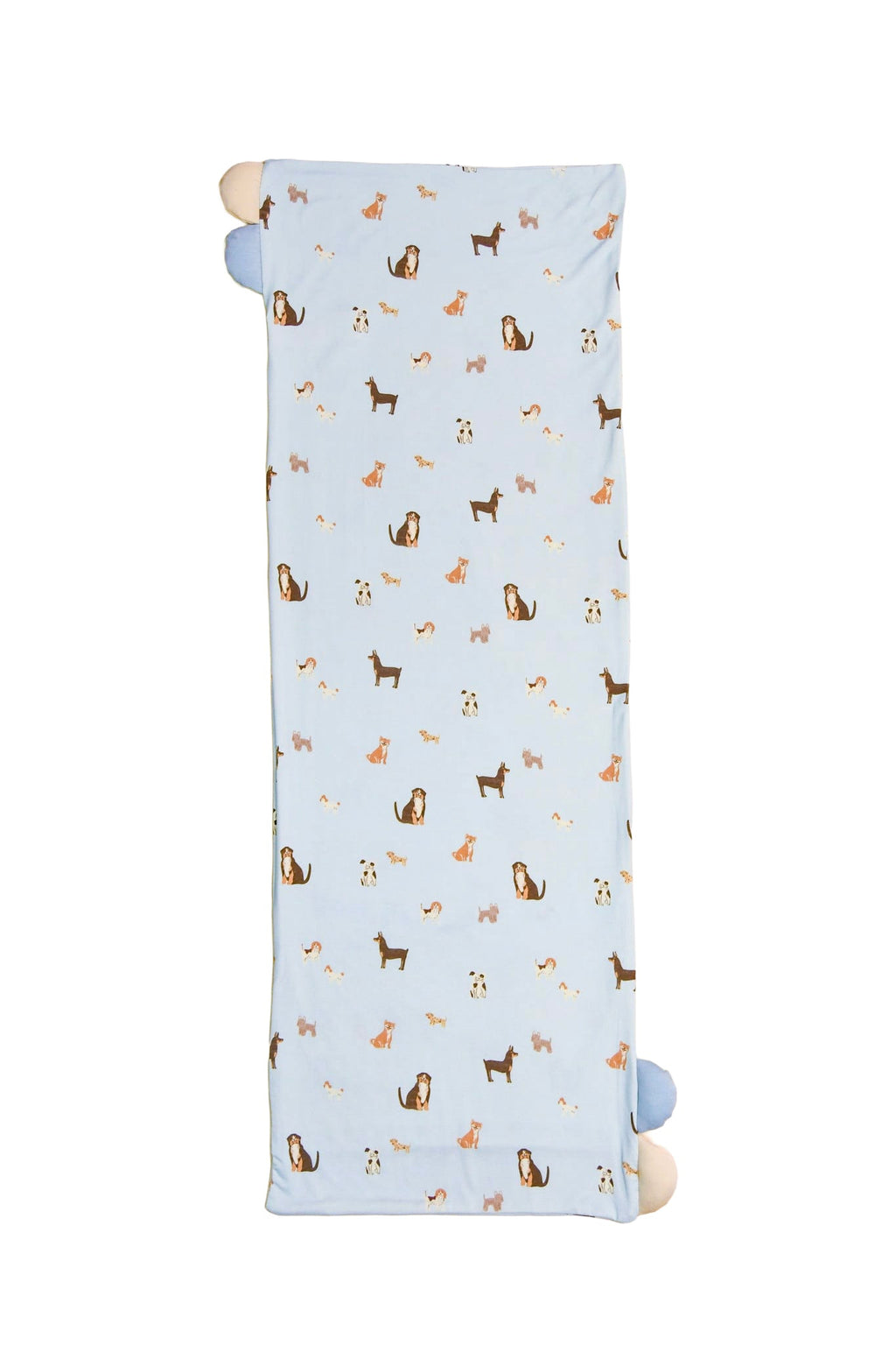 Bamboo Pillow Case - Blue Doggies (Pillow not included)