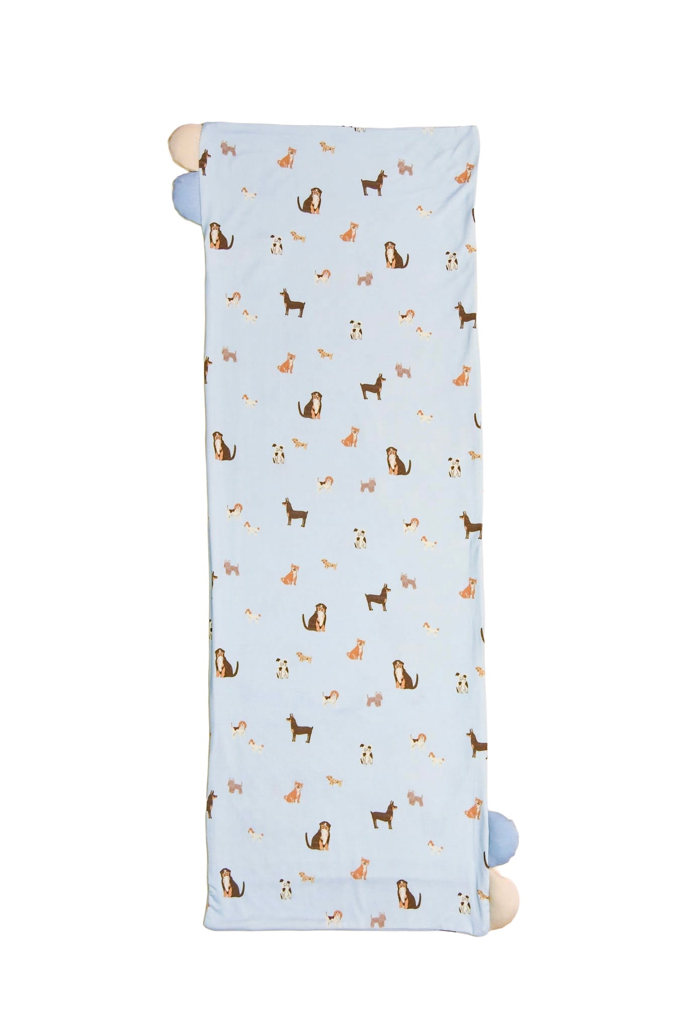 Bamboo Pillow Case - Blue Doggies (Pillow not included)