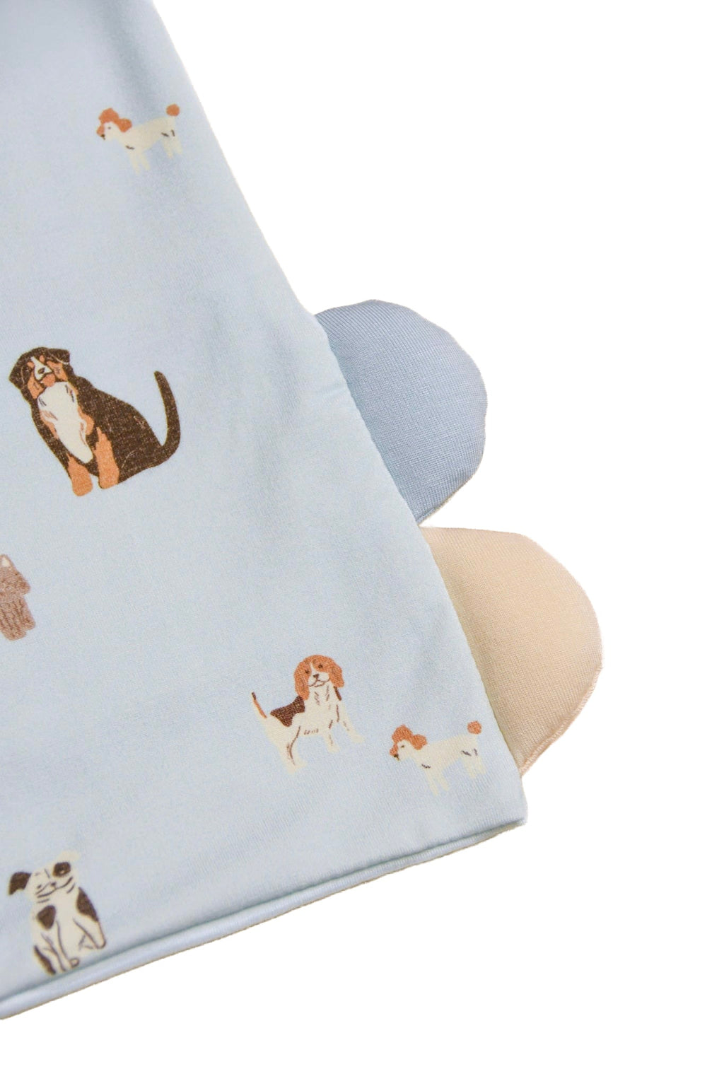 Bamboo Pillow Case - Blue Doggies (Pillow not included)