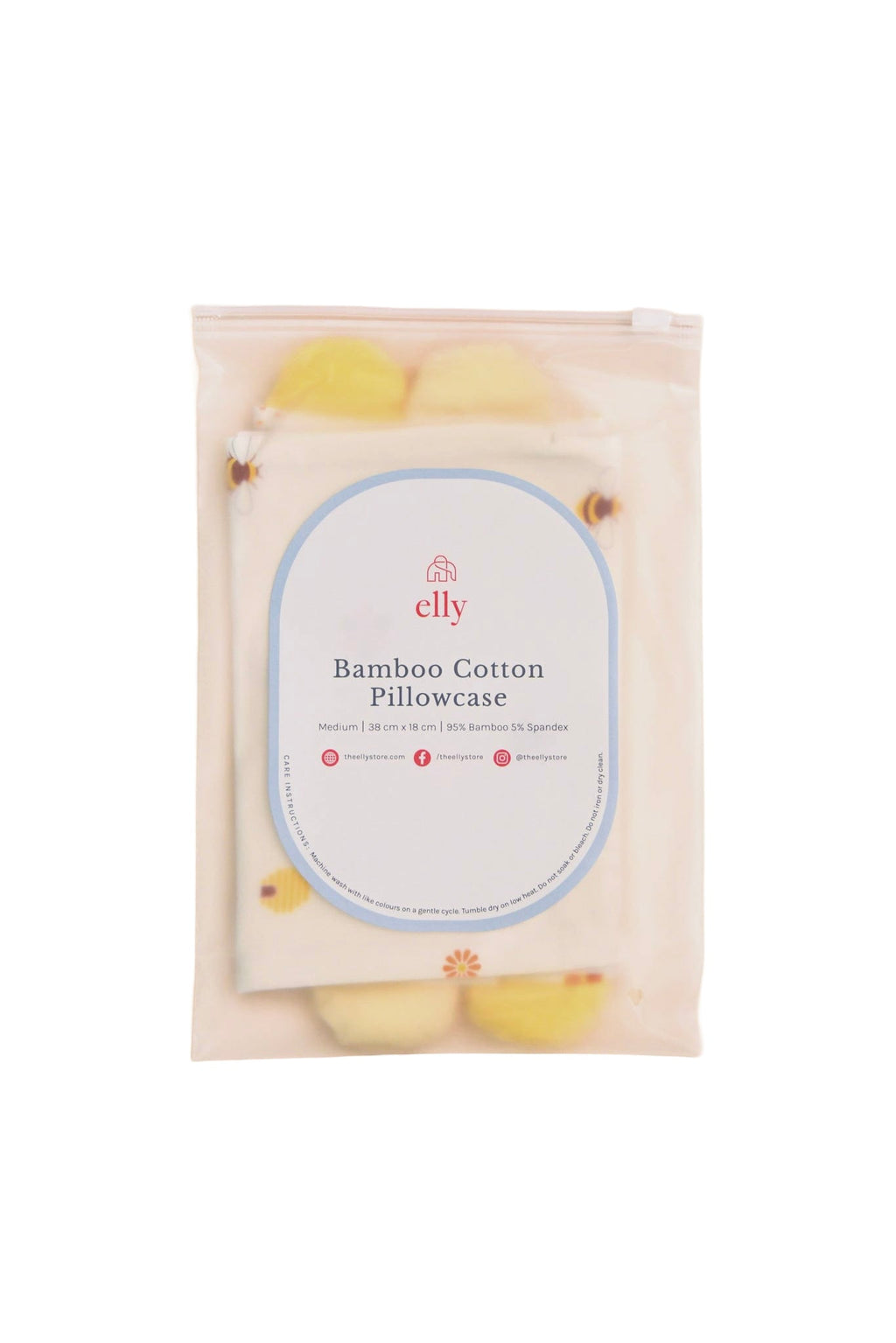 Bamboo Pillow Case - Bumblebee (Pillow not included)