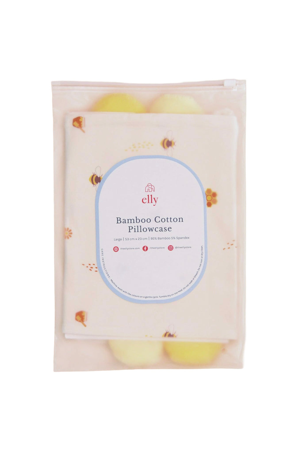 Bamboo Pillow Case - Bumblebee (Pillow not included)