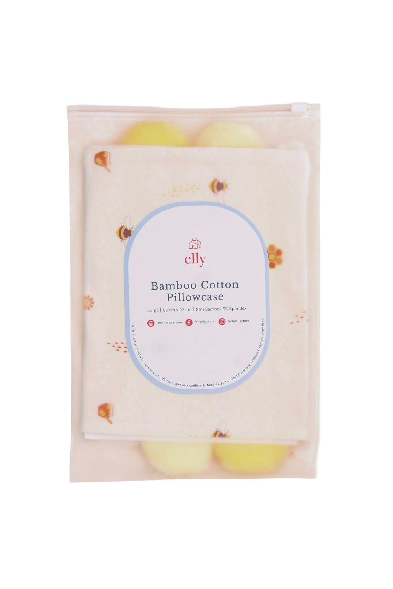 Bamboo Pillow Case - Bumblebee (Pillow not included)