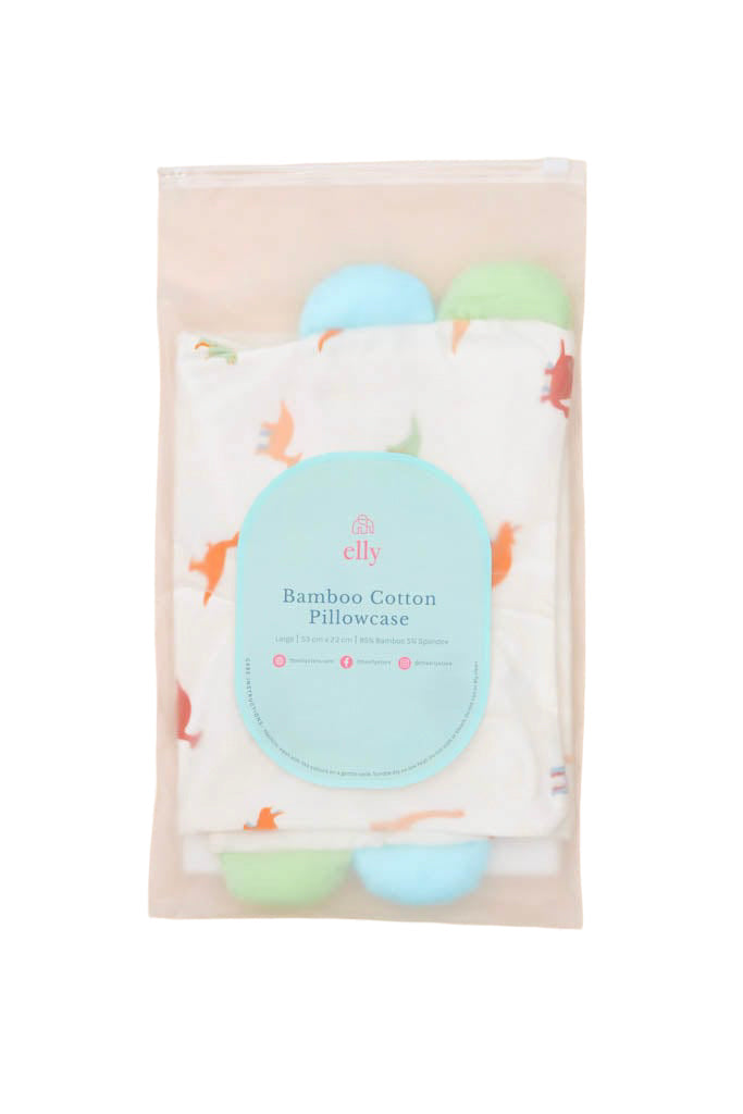 Bamboo Pillow Case - Dino (Pillow not included)