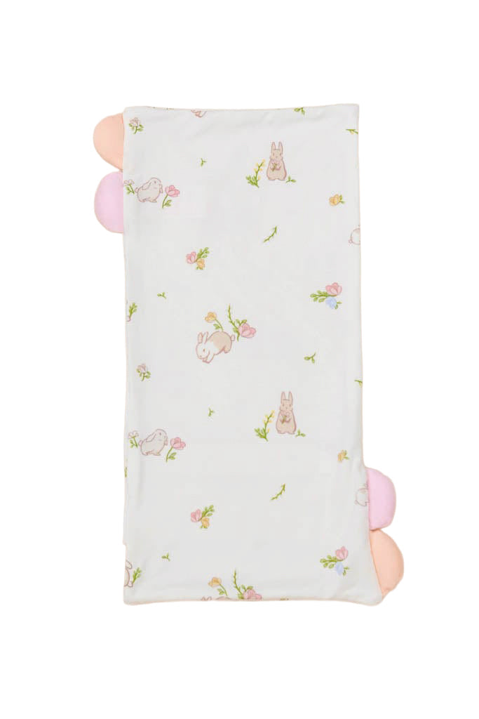 Bamboo Pillow Case - Floral Bunny (Pillow not included)