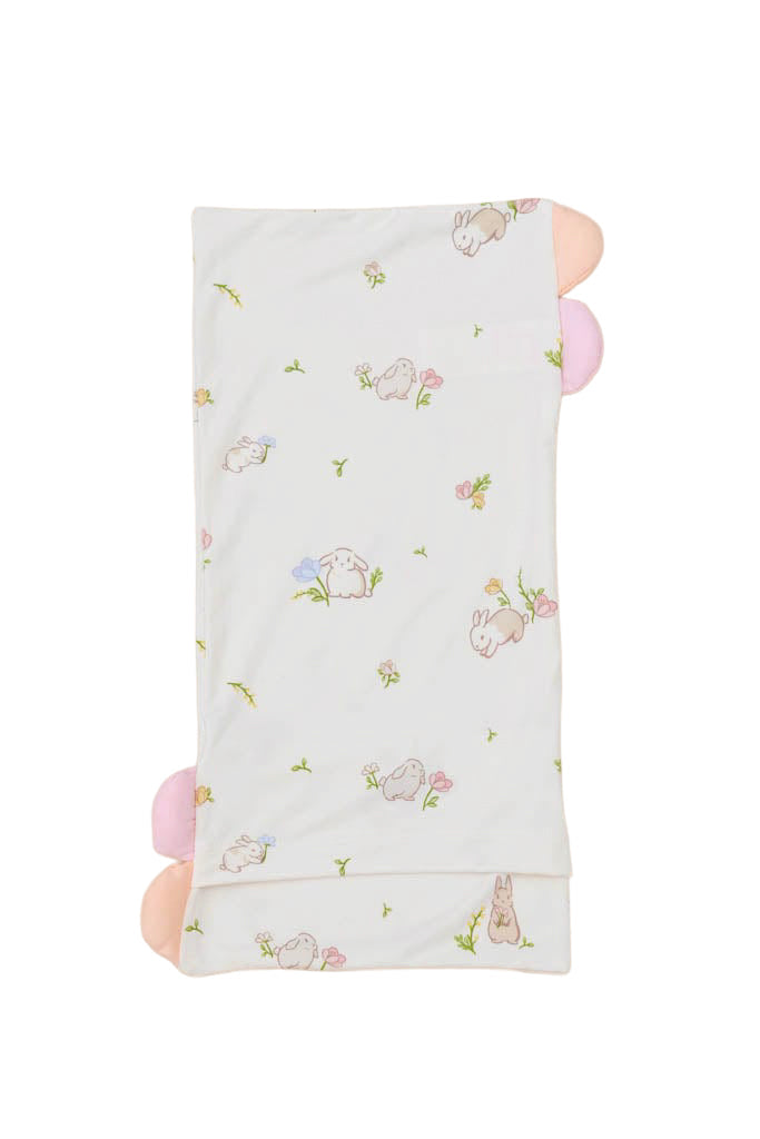 Bamboo Pillow Case - Floral Bunny (Pillow not included)