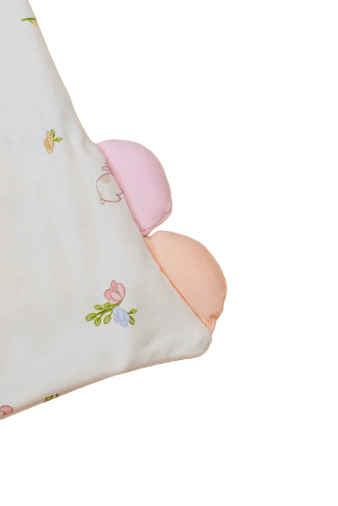 Bamboo Pillow Case - Floral Bunny (Pillow not included)