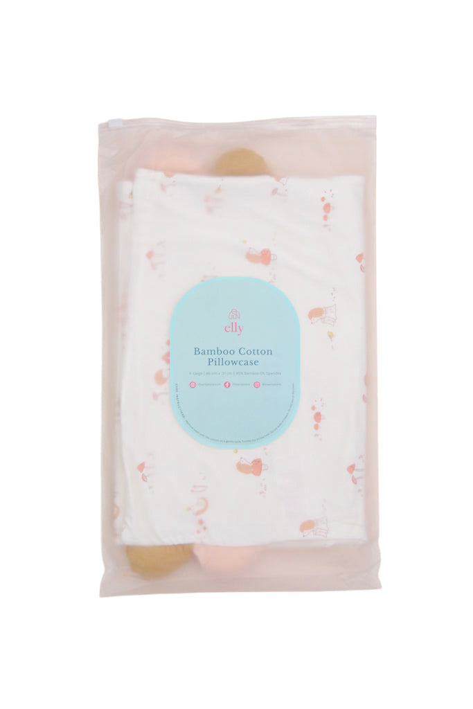 Bamboo Pillow Case - Hedgehugs (Pillow not included)