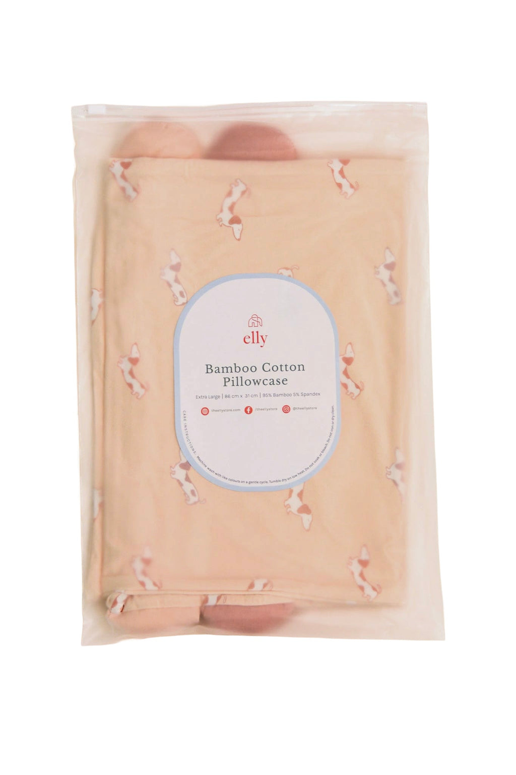 Bamboo Pillow Case - Hot Dogs (Pillow not included)