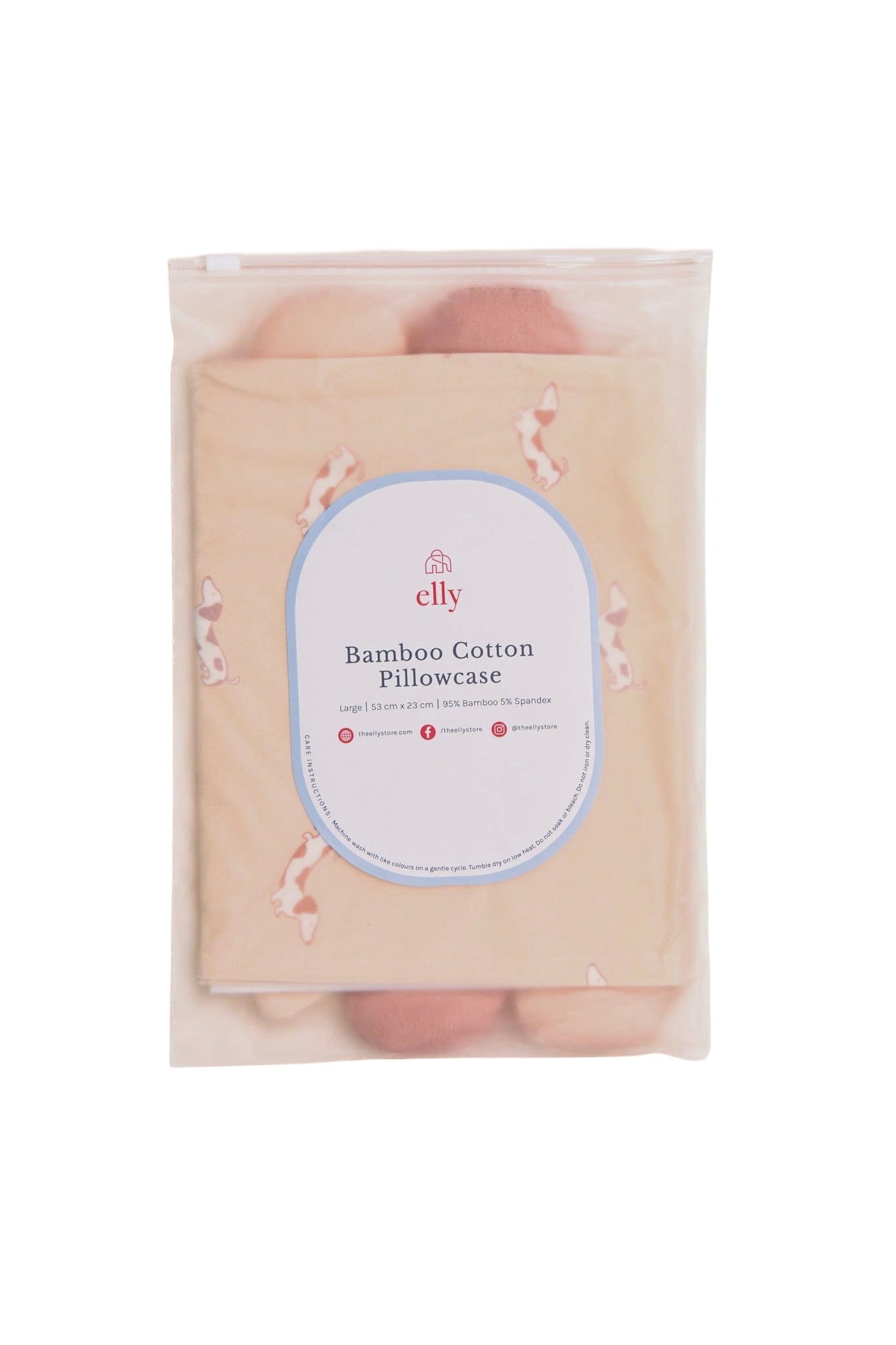 Bamboo Pillow Case - Hot Dogs (Pillow not included)