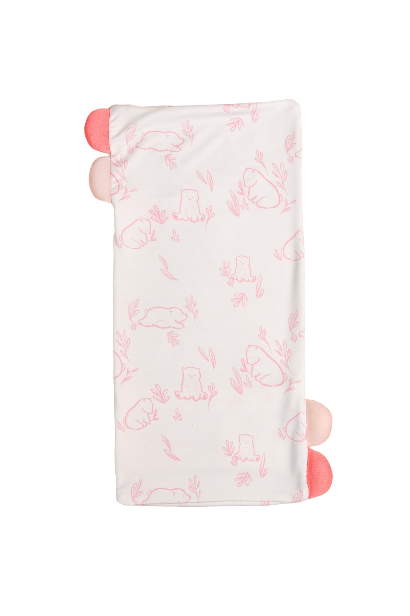 Bamboo Pillow Case - Pink Beary Best (Pillow not included)