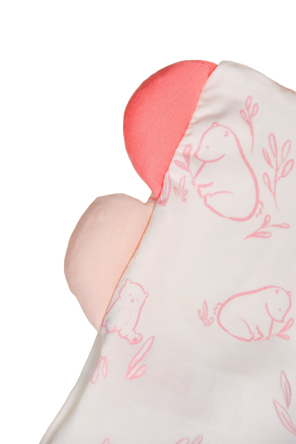 Bamboo Pillow Case - Pink Beary Best (Pillow not included)