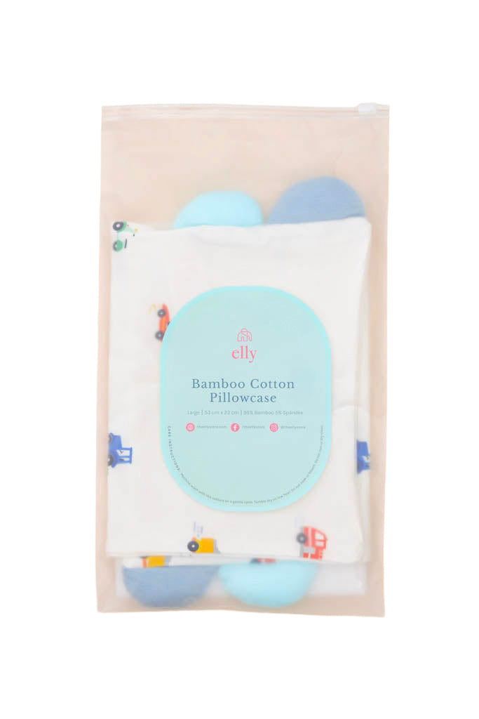 Bamboo Pillow Case - Vehicles (Pillow not included)