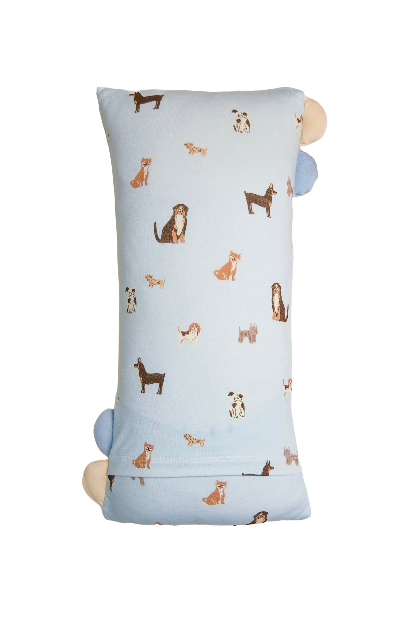Bamboo Pillow Set - Blue Doggies