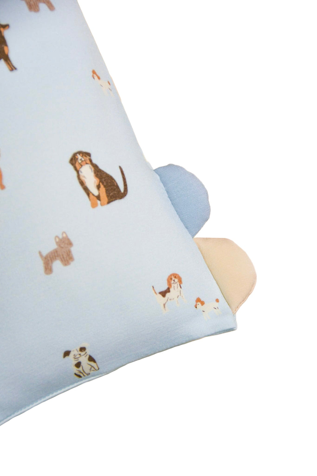 Bamboo Pillow Set - Blue Doggies