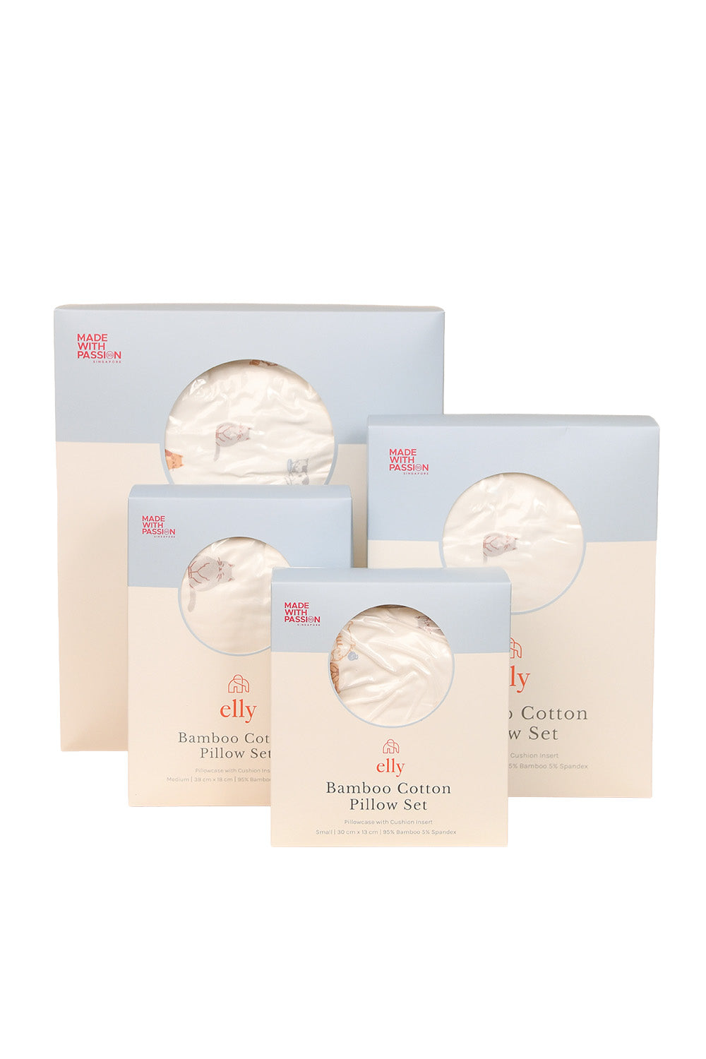 Bamboo Pillow Set - Sleepy Cats